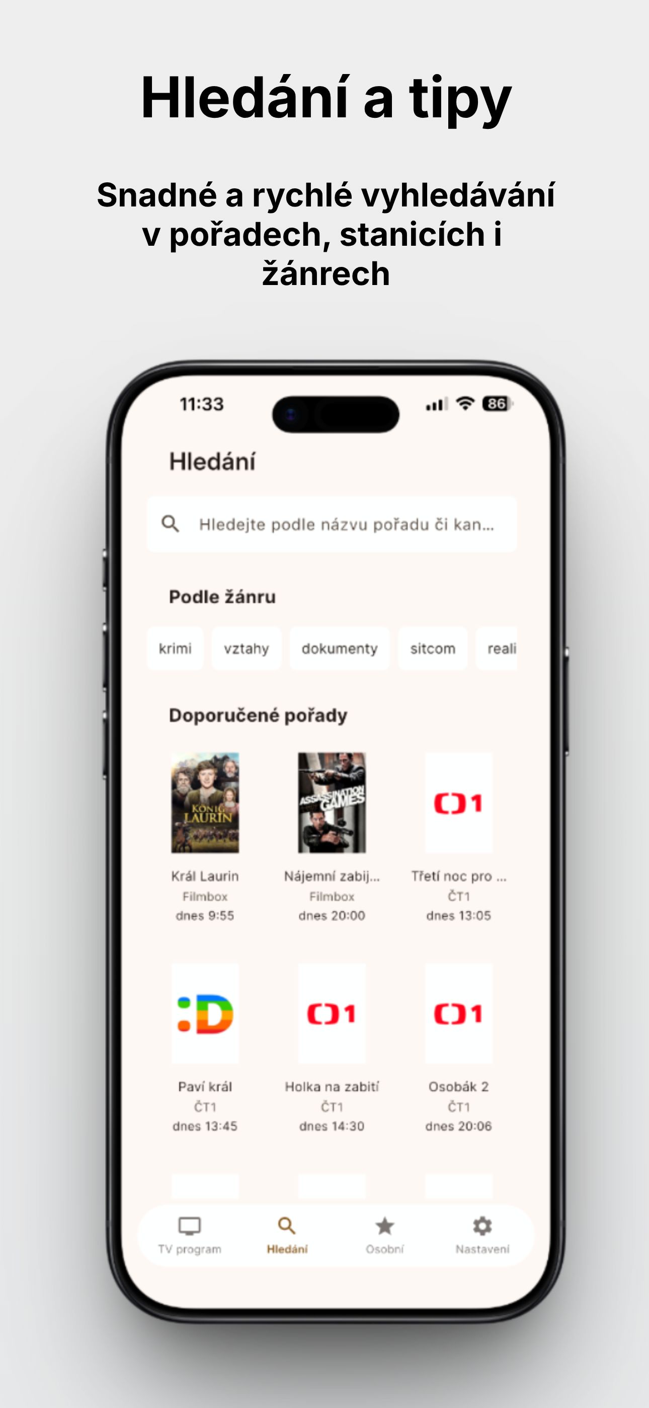 Mobilní aplikace Vtelevizici (TV program)