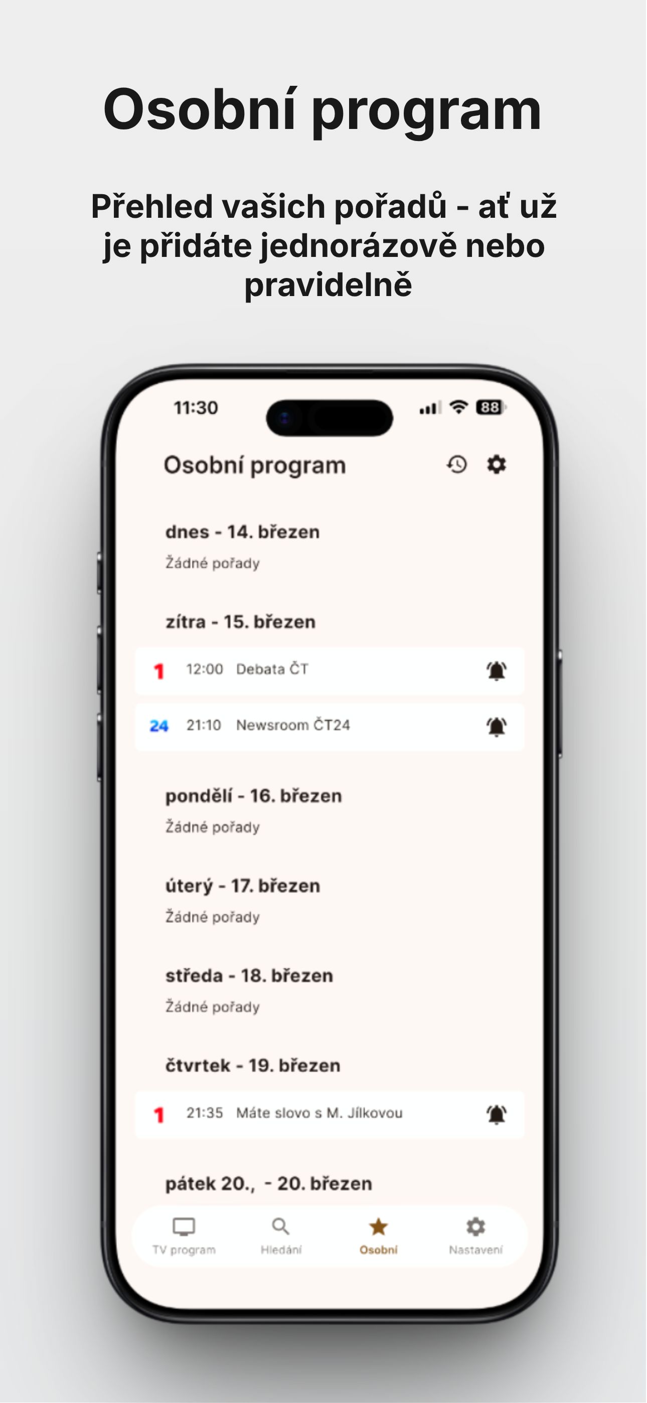 Mobilní aplikace Vtelevizici (TV program)